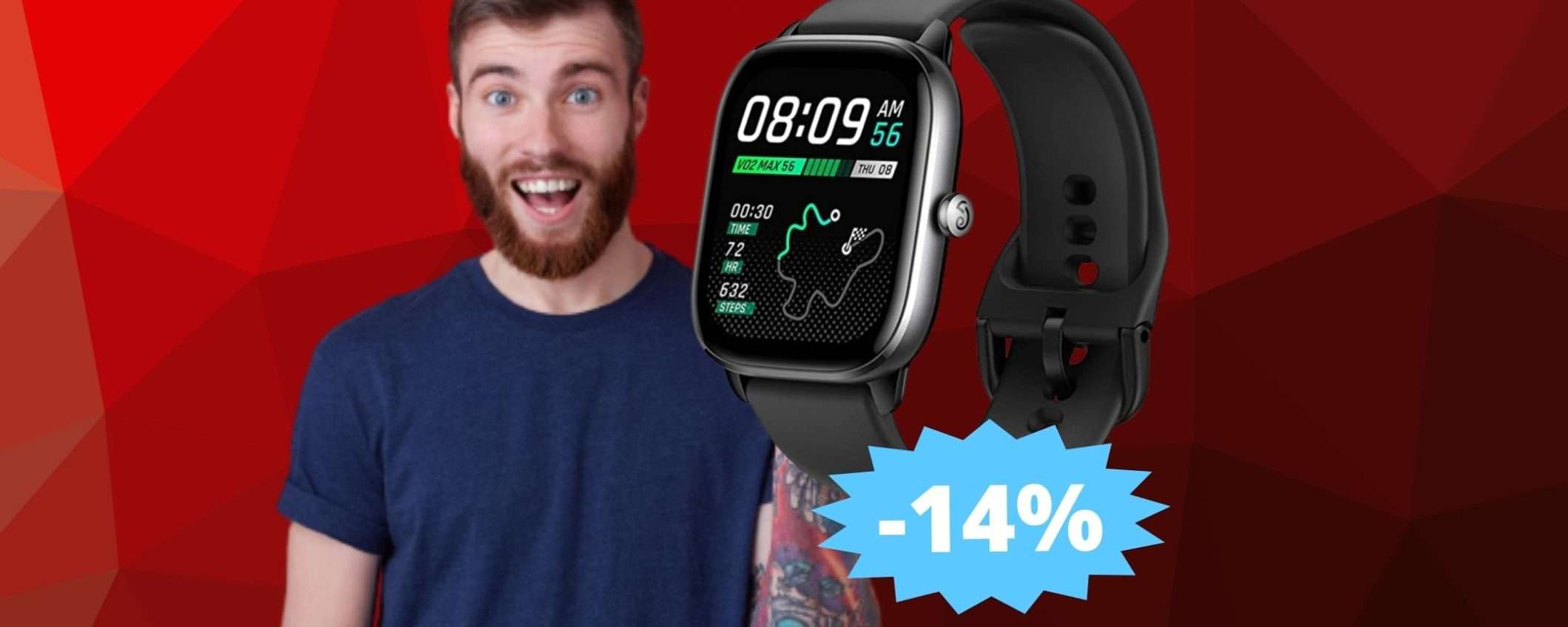 Amazfit GTS 4 Mini: alta qualità ad un piccolo prezzo (-14%) Amazfit GTS 4 Mini: alta qualità ad un piccolo prezzo (-14%)