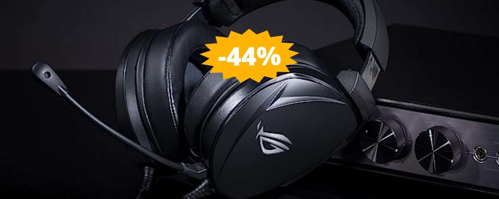 ASUS ROG Theta Electret: MEGA sconto per le cuffie da gaming all'avanguardia ASUS ROG Theta Electret: MEGA sconto per le cuffie da gaming all'avanguardia