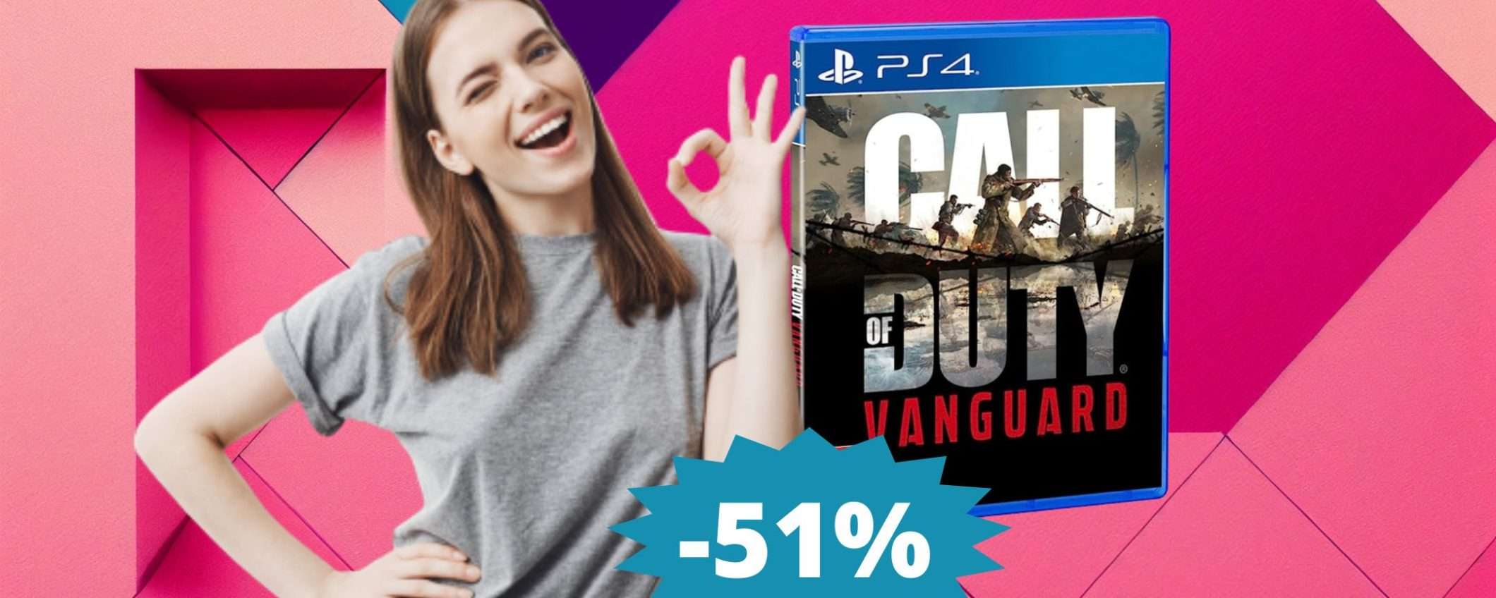 Call Of Duty Vanguard PS4: sconto IMPERDIBILE del 51% Call Of Duty Vanguard PS4: sconto IMPERDIBILE del 51%