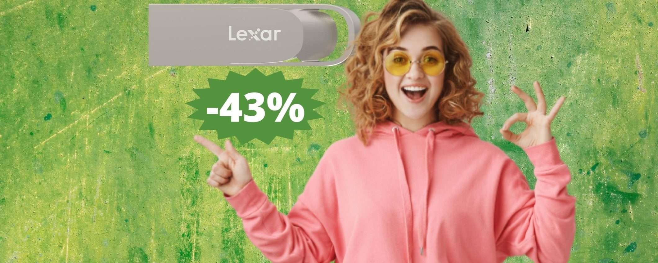 Chiavetta USB Lexar da 128 GB: un'affare imperdibile su Amazon Chiavetta USB Lexar da 128 GB: un'affare imperdibile su Amazon