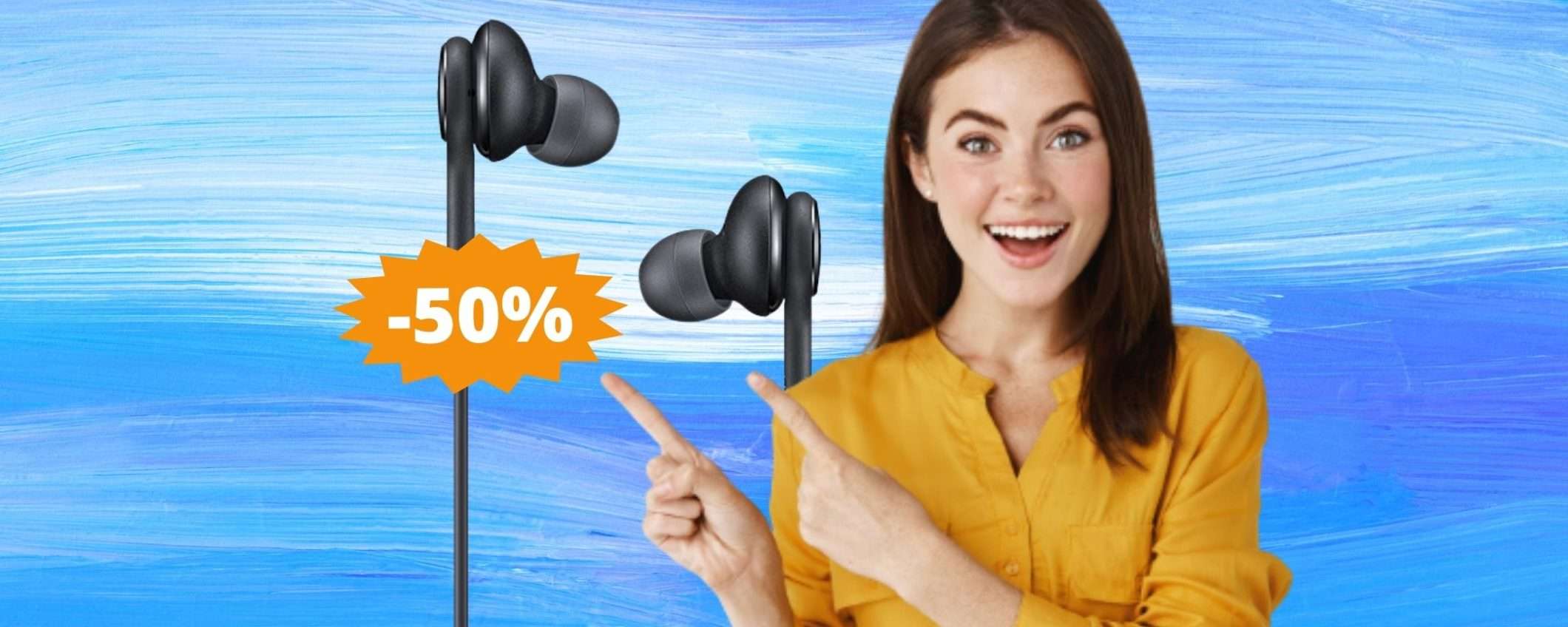 Cuffie Samsung USB Type-C: alta qualità con uno sconto del 50% Cuffie Samsung USB Type-C: alta qualità con uno sconto del 50%