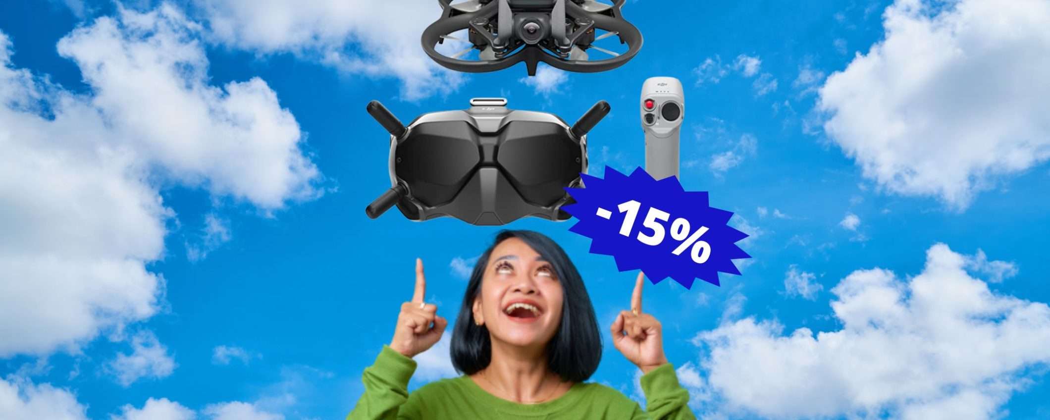 DJI Avata Fly Smart Combo: finalmente è in sconto su Amazon DJI Avata Fly Smart Combo: finalmente è in sconto su Amazon
