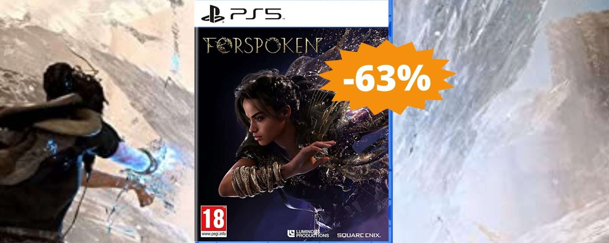 Forspoken PS5: un'epica avventura fantasy con lo sconto FOLLE del 63% Forspoken PS5: un'epica avventura fantasy con lo sconto FOLLE del 63%