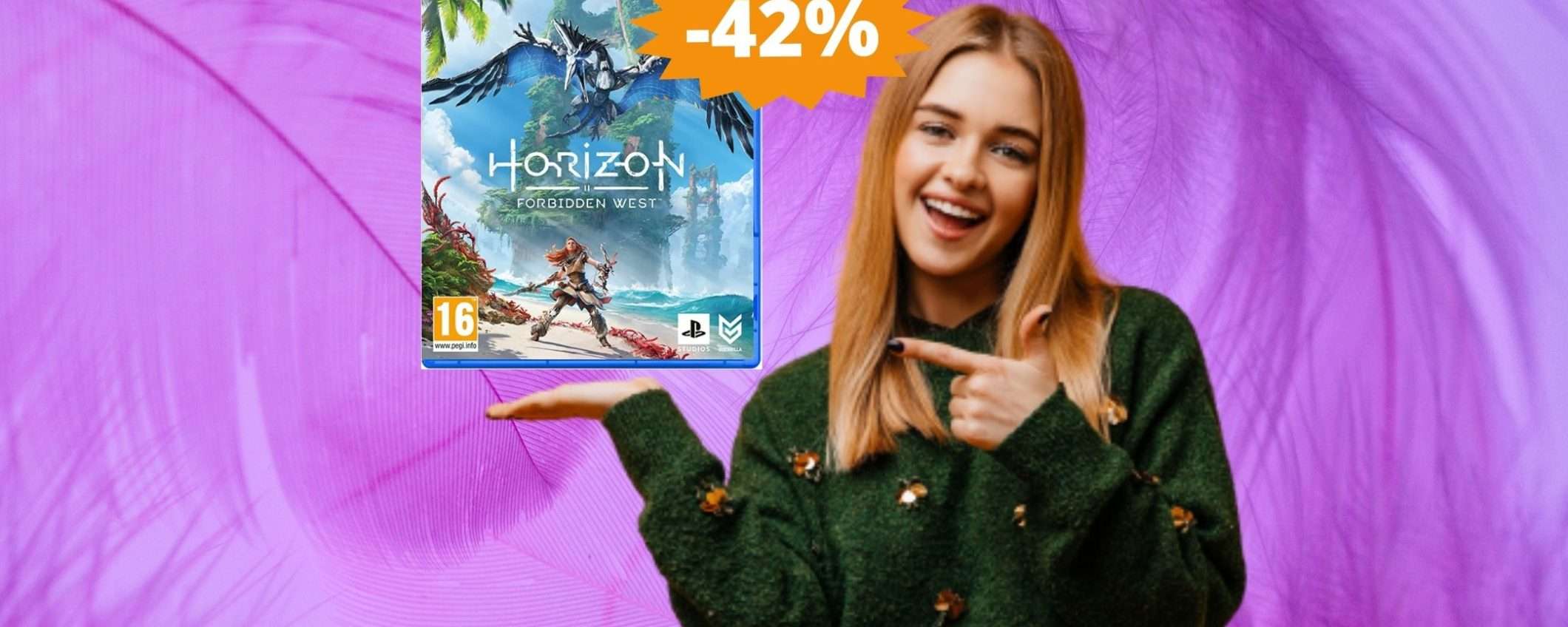 Horizon: Forbidden West - L'incredibile avventura di Aloy in MEGA sconto Horizon: Forbidden West - L'incredibile avventura di Aloy in MEGA sconto