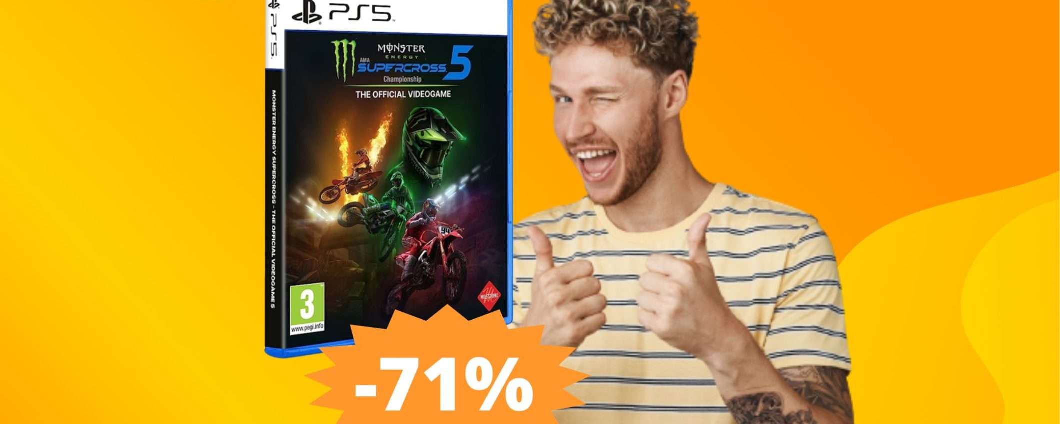 Monster Energy Supercross 5 per PS5: CROLLO del prezzo su Amazon Monster Energy Supercross 5 per PS5: CROLLO del prezzo su Amazon