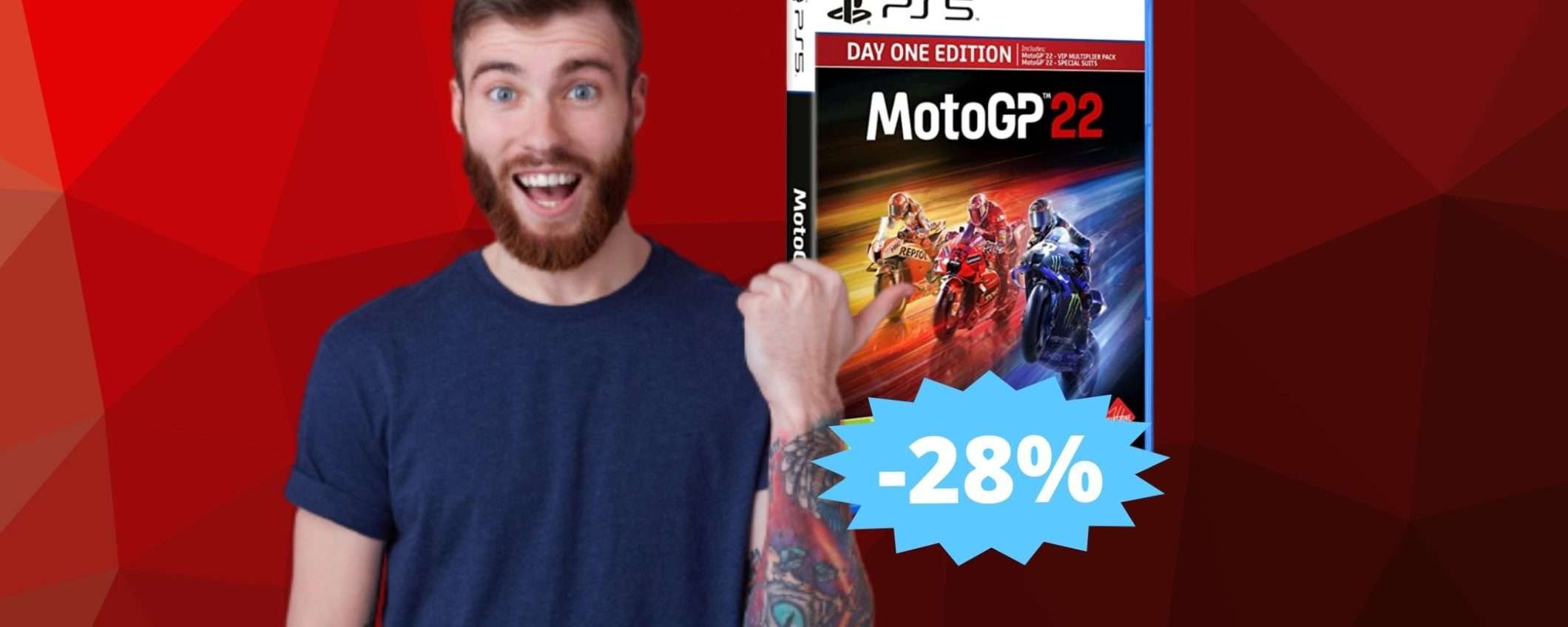 MotoGP 22 per PS5: MEGA sconto per l'esperienza di guida unica MotoGP 22 per PS5: MEGA sconto per l'esperienza di guida unica