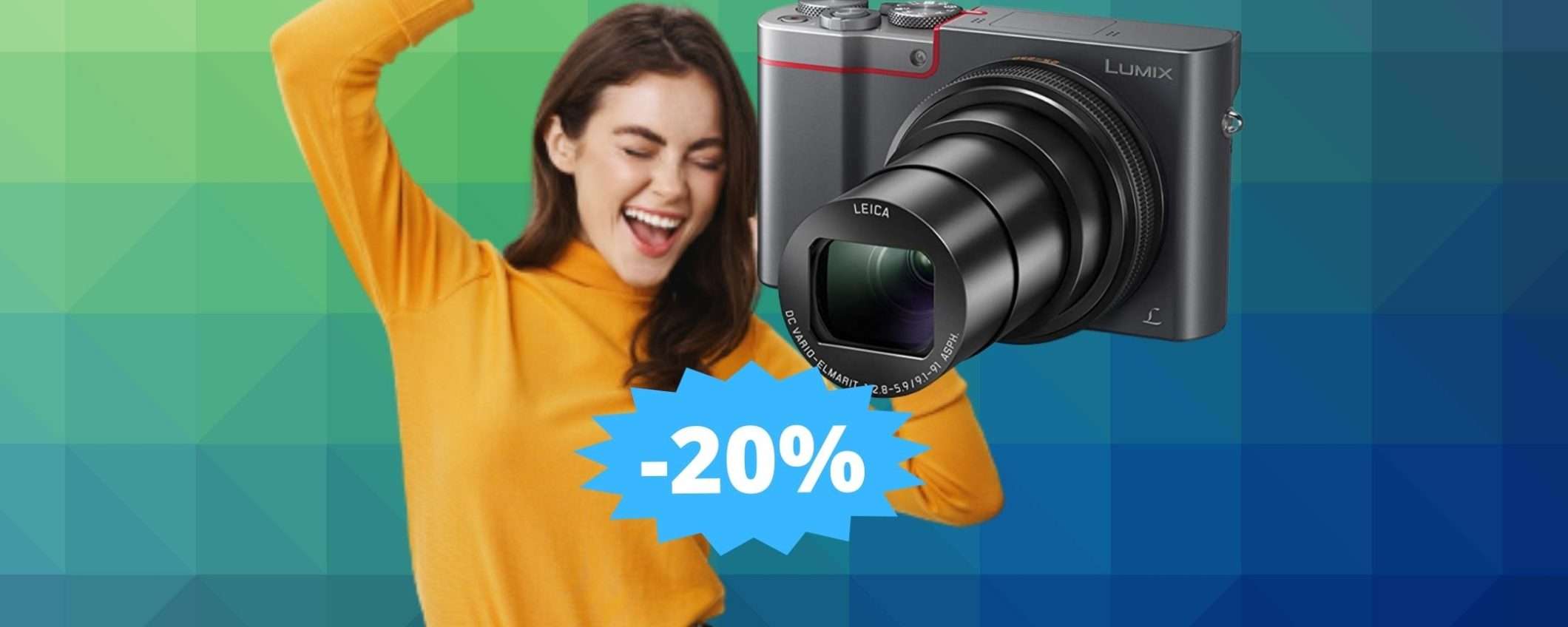Panasonic Lumix DMC-TZ100: la compatta perfetta per i viaggi (-20%) Panasonic Lumix DMC-TZ100: la compatta perfetta per i viaggi (-20%)