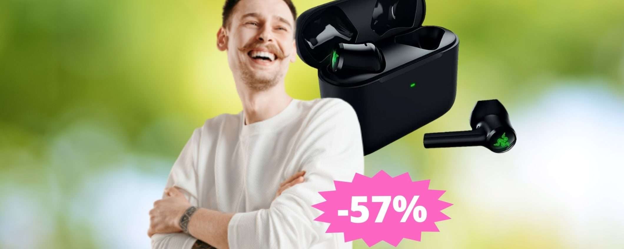 Cuffie Razer Hammerhead: CROLLO del prezzo su Amazon (-57%) Cuffie Razer Hammerhead: CROLLO del prezzo su Amazon (-57%)