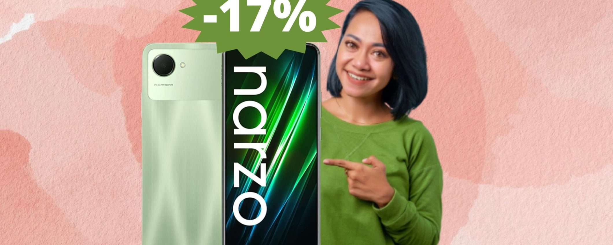 Realme Narzo 50i: economico, elegante e in super sconto Realme Narzo 50i: economico, elegante e in super sconto