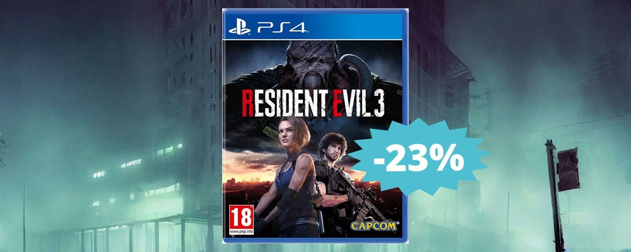 Resident Evil 3 per PS4: non puoi perdere questa occasione su Amazon Resident Evil 3 per PS4: non puoi perdere questa occasione su Amazon