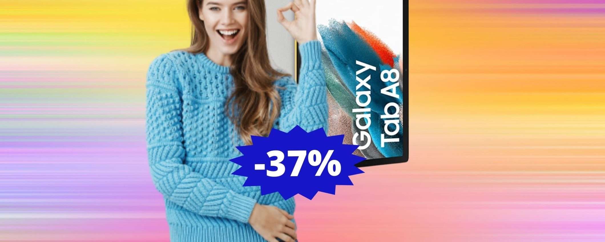 Samsung Galaxy Tab A8: mai stato così conveniente (-37%) Samsung Galaxy Tab A8: mai stato così conveniente (-37%)