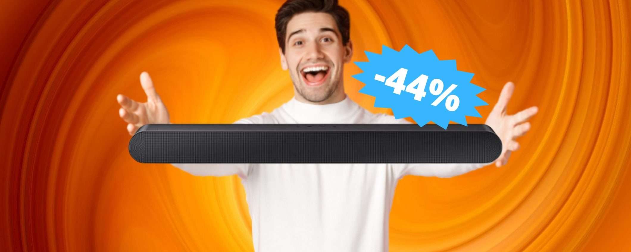 Soundbar Samsung HW-S50B/ZF: impossibile battere questo prezzo Soundbar Samsung HW-S50B/ZF: impossibile battere questo prezzo