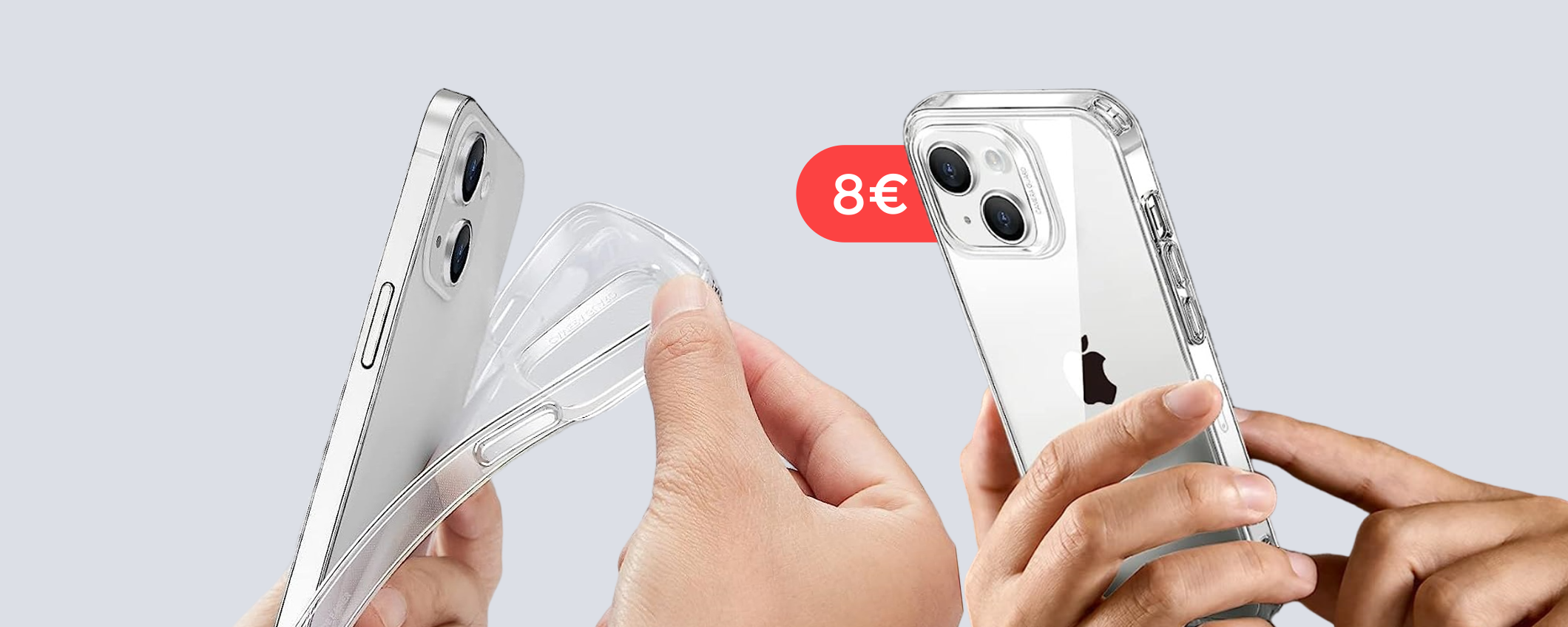 Cover trasparente per iPhone 14 e 13: con soli 8€ è la MIGLIORE Cover trasparente per iPhone 14 e 13: con soli 8€ è la MIGLIORE