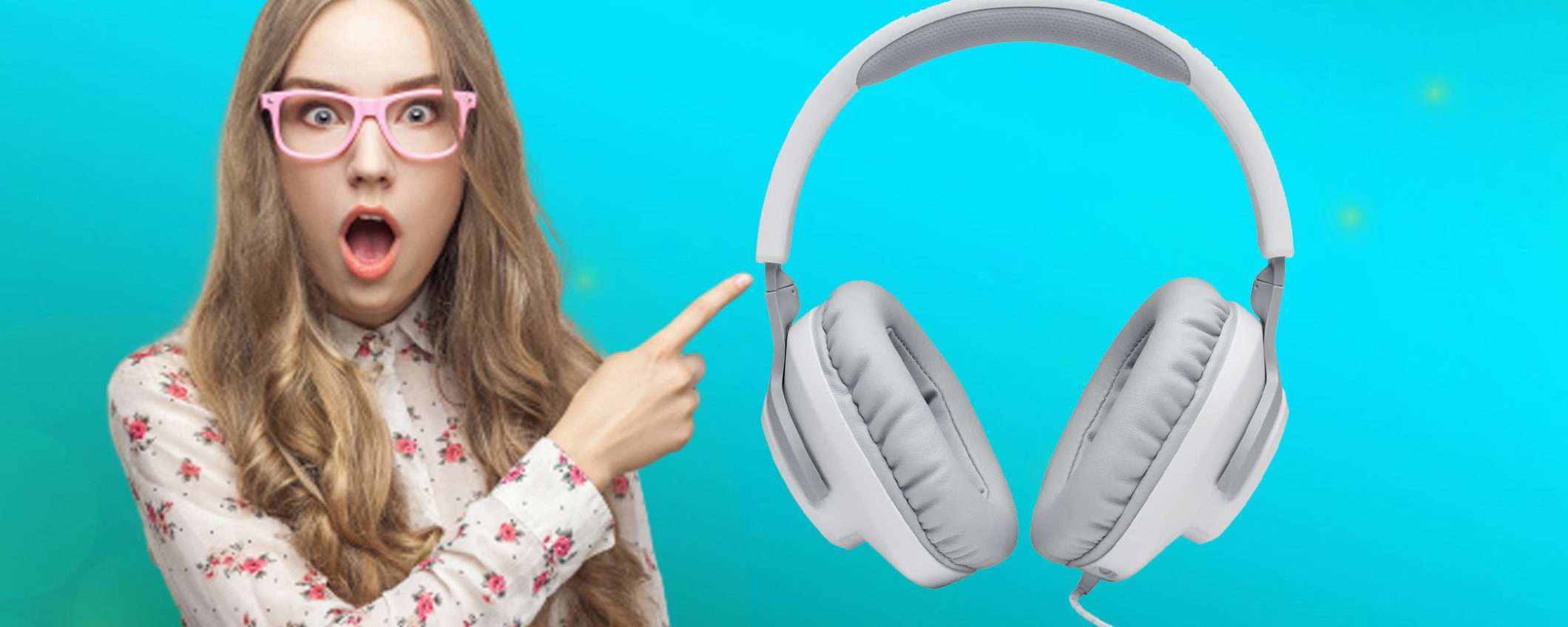 Cuffie JBL Quantum 100 Gaming: oggi con sconto Amazon IMPERDIBILE Cuffie JBL Quantum 100 Gaming: oggi con sconto Amazon IMPERDIBILE