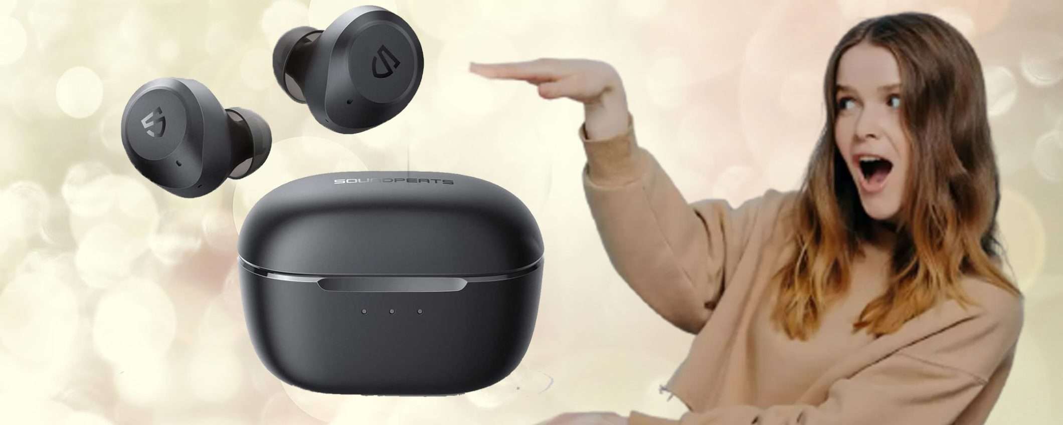 Eccezionali auricolari SoundPEATS T2: prezzo BOMBA su Amazon (-30%) Eccezionali auricolari SoundPEATS T2: prezzo BOMBA su Amazon (-30%)
