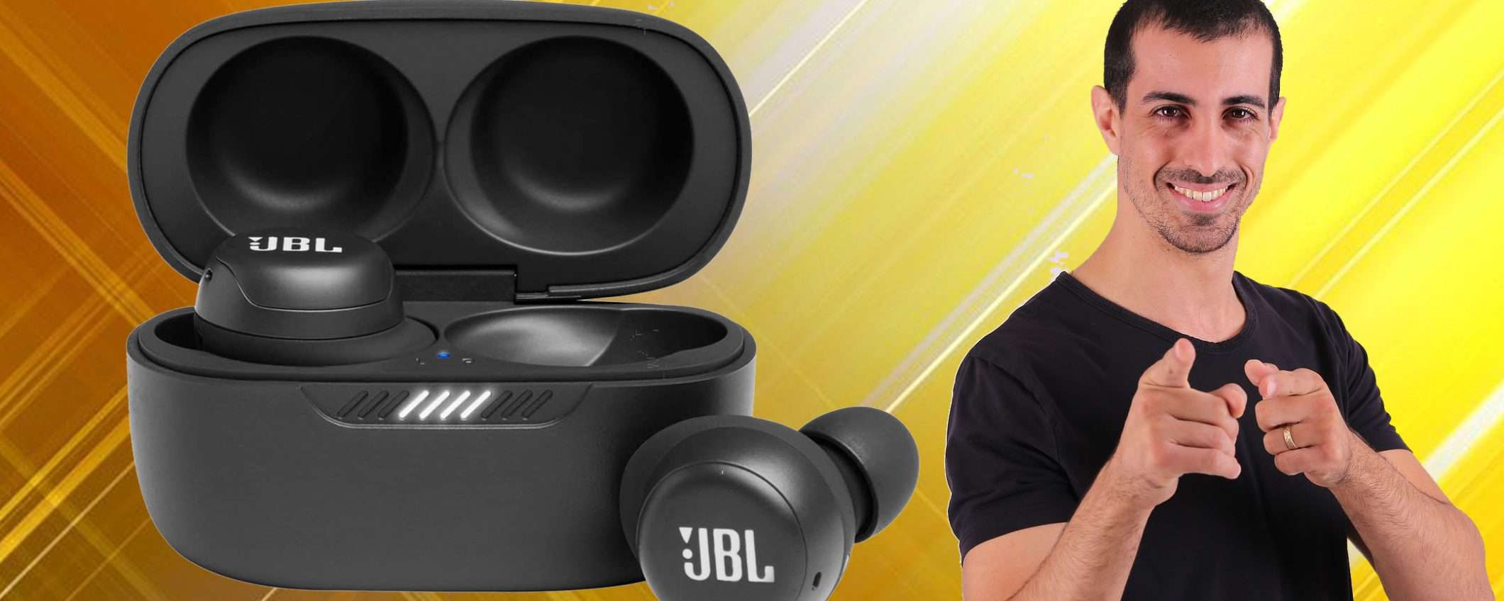 Eccezionali cuffie JBL LIVE Free NC TWS: sconto FOLLE del 62% (-112€) Eccezionali cuffie JBL LIVE Free NC TWS: sconto FOLLE del 62% (-112€)