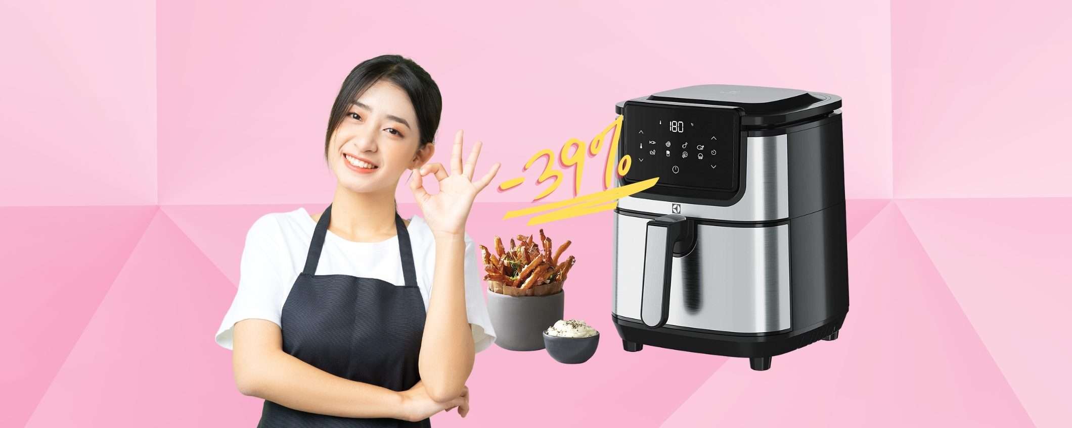 Electrolux: friggitrice ad aria SPETTACOLARE che costa POCO (-39%) Electrolux: friggitrice ad aria SPETTACOLARE che costa POCO (-39%)