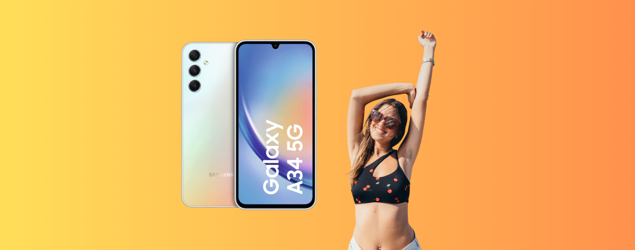 Samsung Galaxy A34 256GB in super offerta da Unieuro