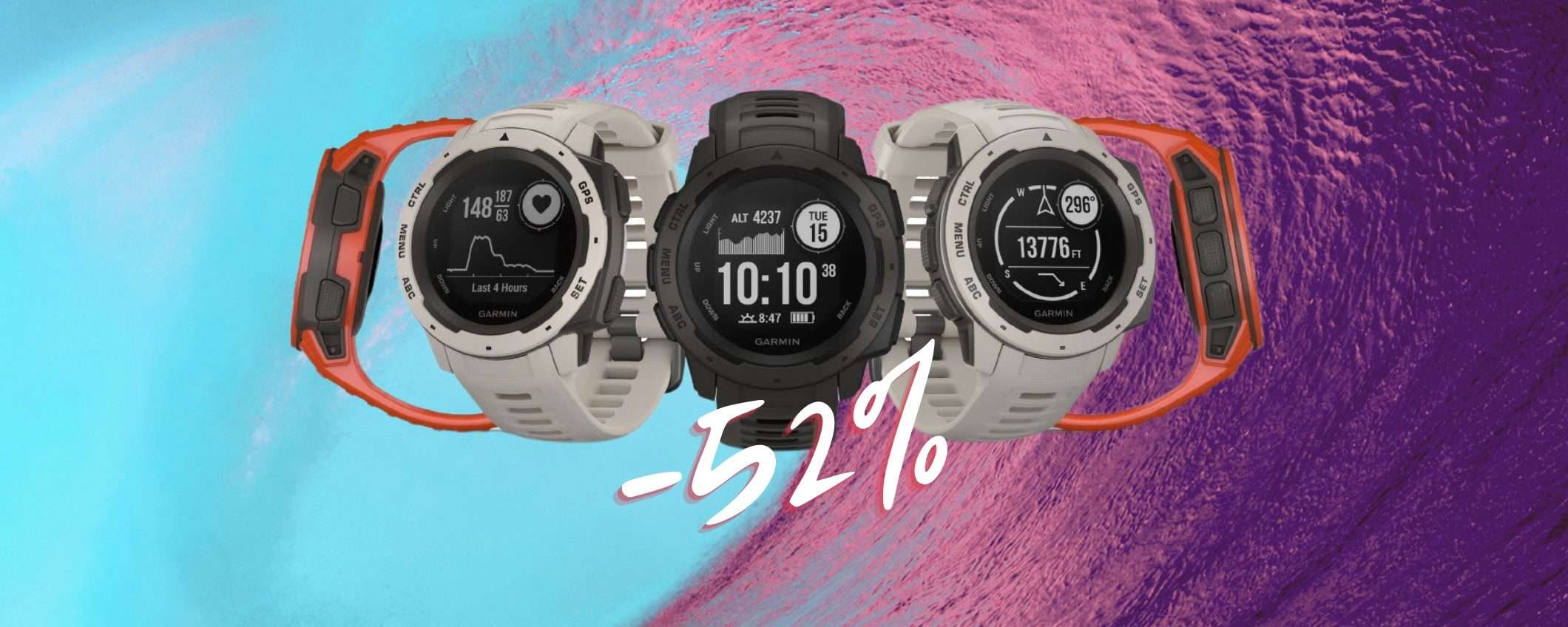 Garmin Instinct in SCONTO SPAVENTOSO su Amazon (-52%) Garmin Instinct in SCONTO SPAVENTOSO su Amazon (-52%)