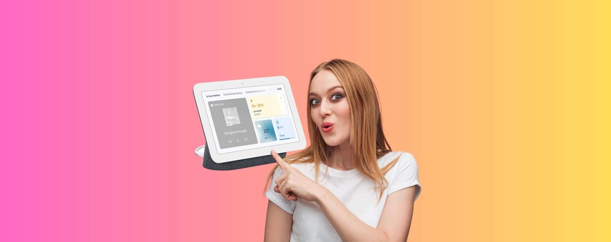 Google Nest Hub 2: 40% di SCONTO su Unieuro, una BOMBA Google Nest Hub 2: 40% di SCONTO su Unieuro, una BOMBA