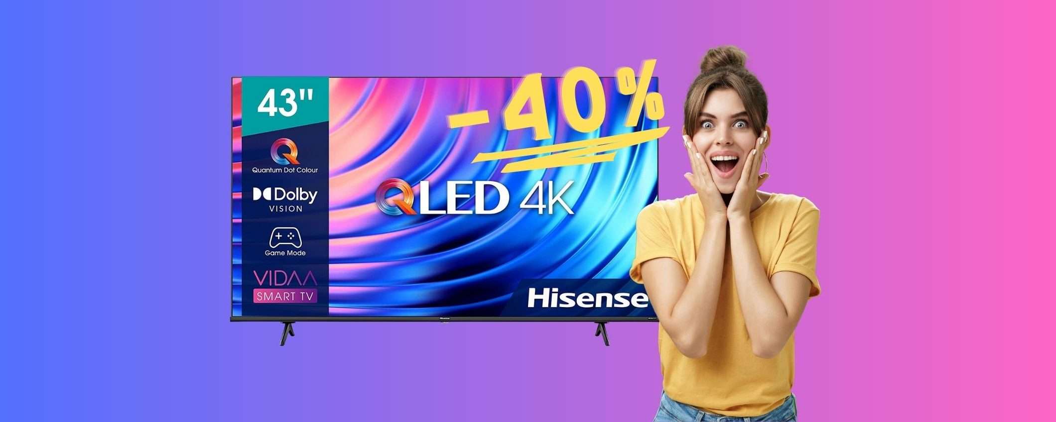 Hisense: smart TV da 43 Hisense: smart TV da 43