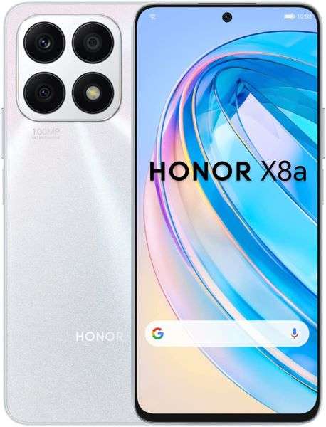 honor x8a fronte e retro