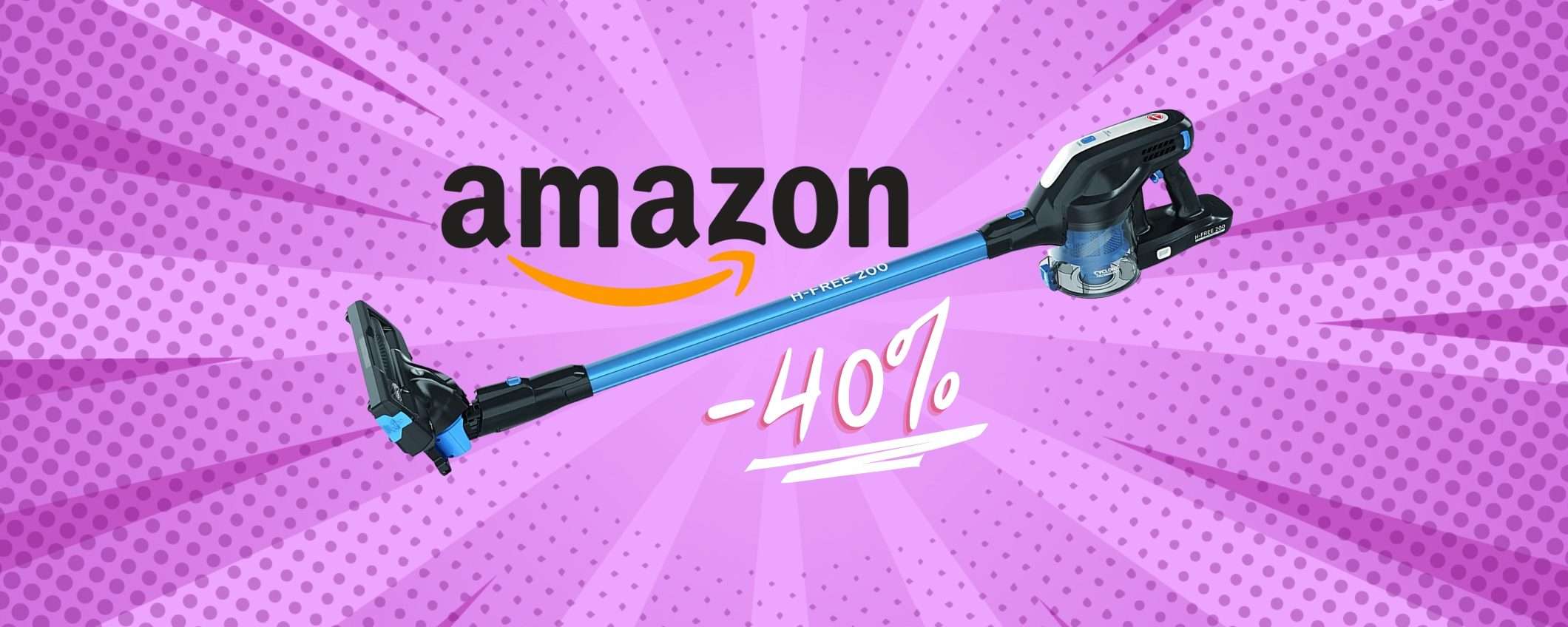 Hoover H-Free 200: la scopa elettrica potente e leggera a 91€ in MENO Hoover H-Free 200: la scopa elettrica potente e leggera a 91€ in MENO