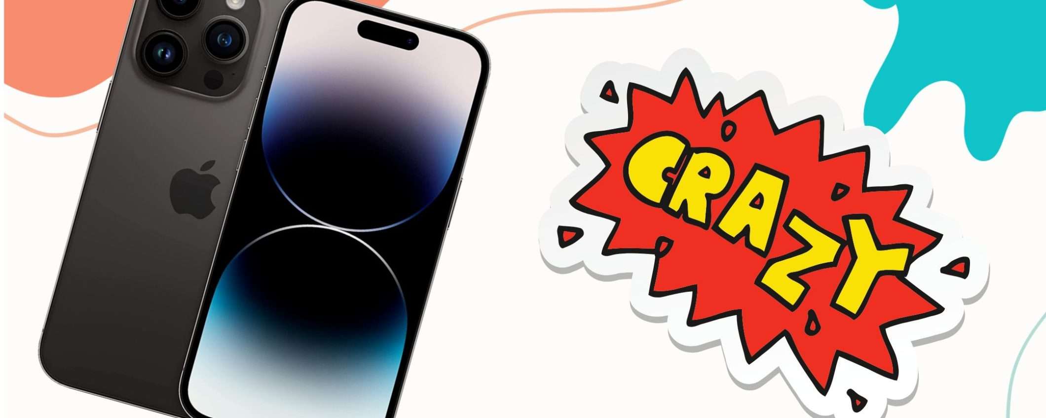 iPhone 14 Pro 5G con sconto di 359€: pura e semplice FOLLIA, quasi finito iPhone 14 Pro 5G con sconto di 359€: pura e semplice FOLLIA, quasi finito