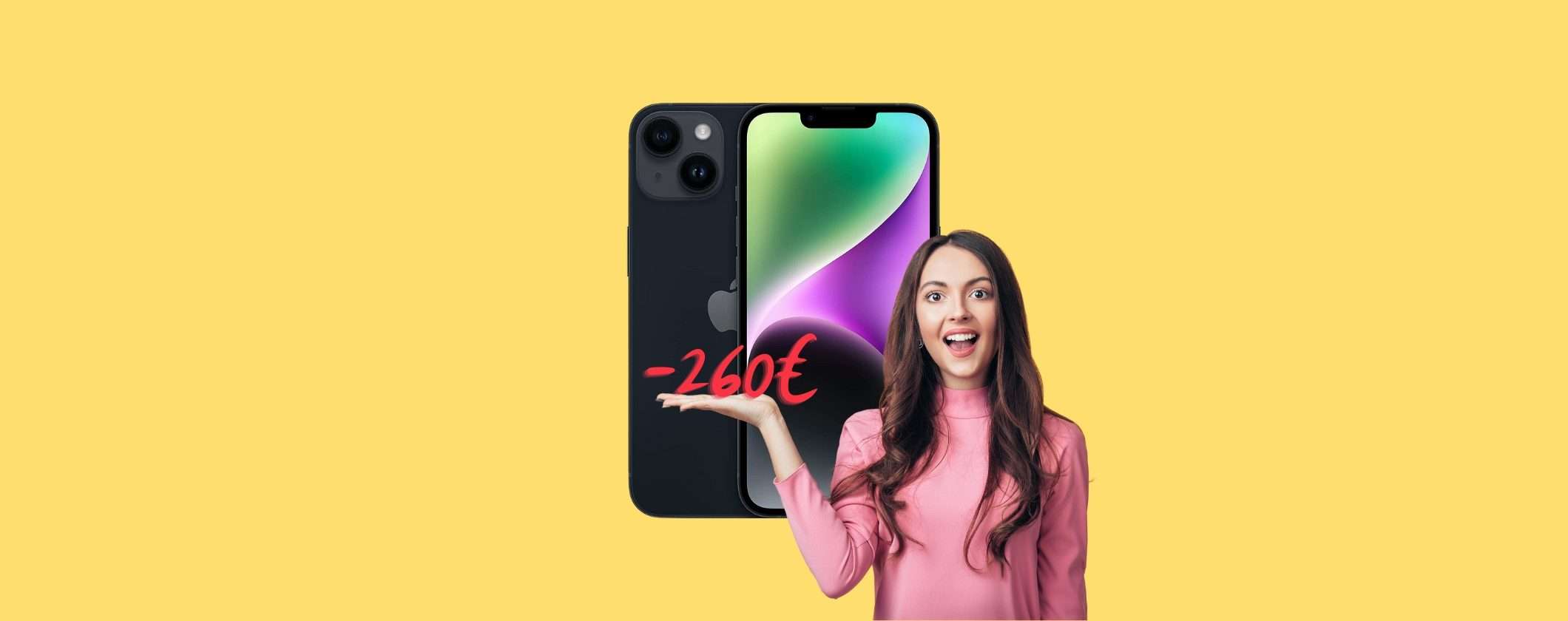 iPhone 14: il TOP di GAMMA lo acquisti risparmiando 260€ su eBay iPhone 14: il TOP di GAMMA lo acquisti risparmiando 260€ su eBay