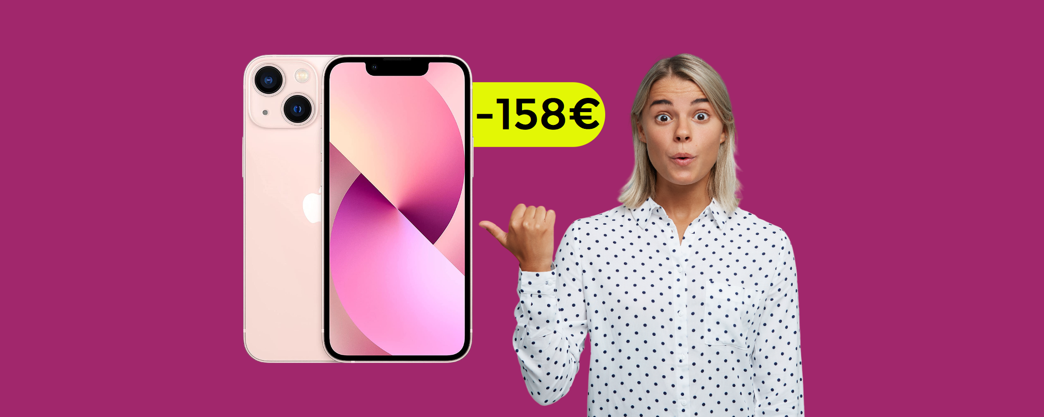 iPhone 13 mini: con questo sconto a sorpresa, l'affare è servito (-158€)