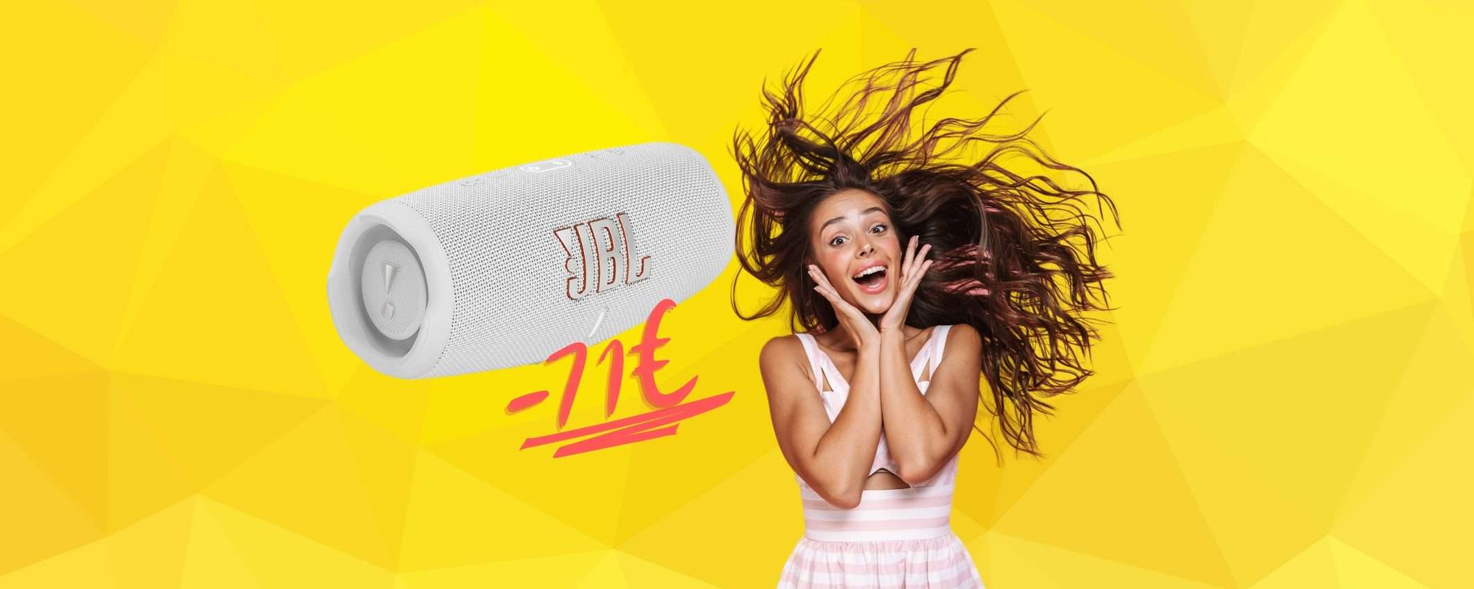 JBL Charge 5: il magnifico speaker Bluetooth portatile a 71€ in MENO JBL Charge 5: il magnifico speaker Bluetooth portatile a 71€ in MENO