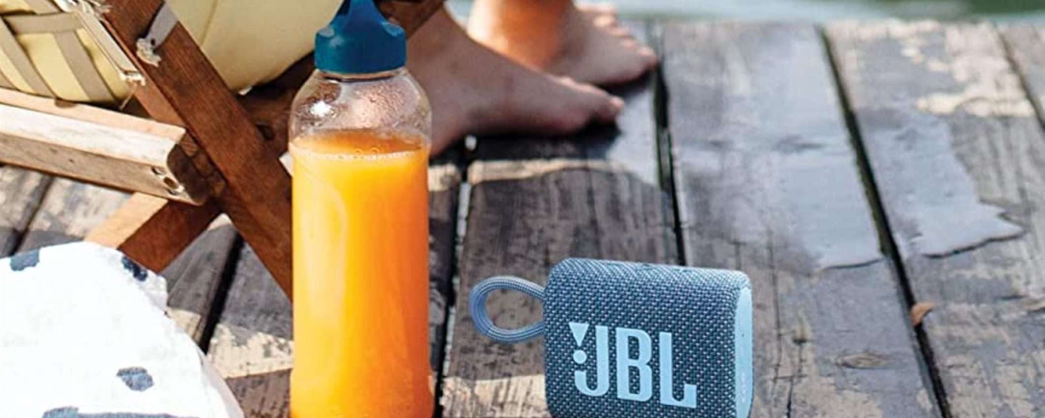 JBL GO 3 in offerta: l'altoparlante portatile perfetto per animare le tue feste in spiaggia JBL GO 3 in offerta: l'altoparlante portatile perfetto per animare le tue feste in spiaggia