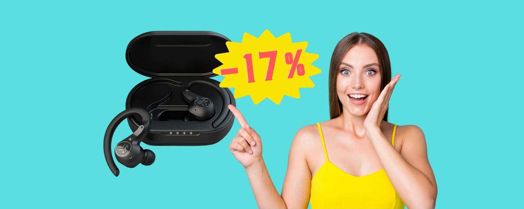 JLab Epic Air: i MIGLIORI auricolari per lo sport in OFFERTA su Amazon JLab Epic Air: i MIGLIORI auricolari per lo sport in OFFERTA su Amazon