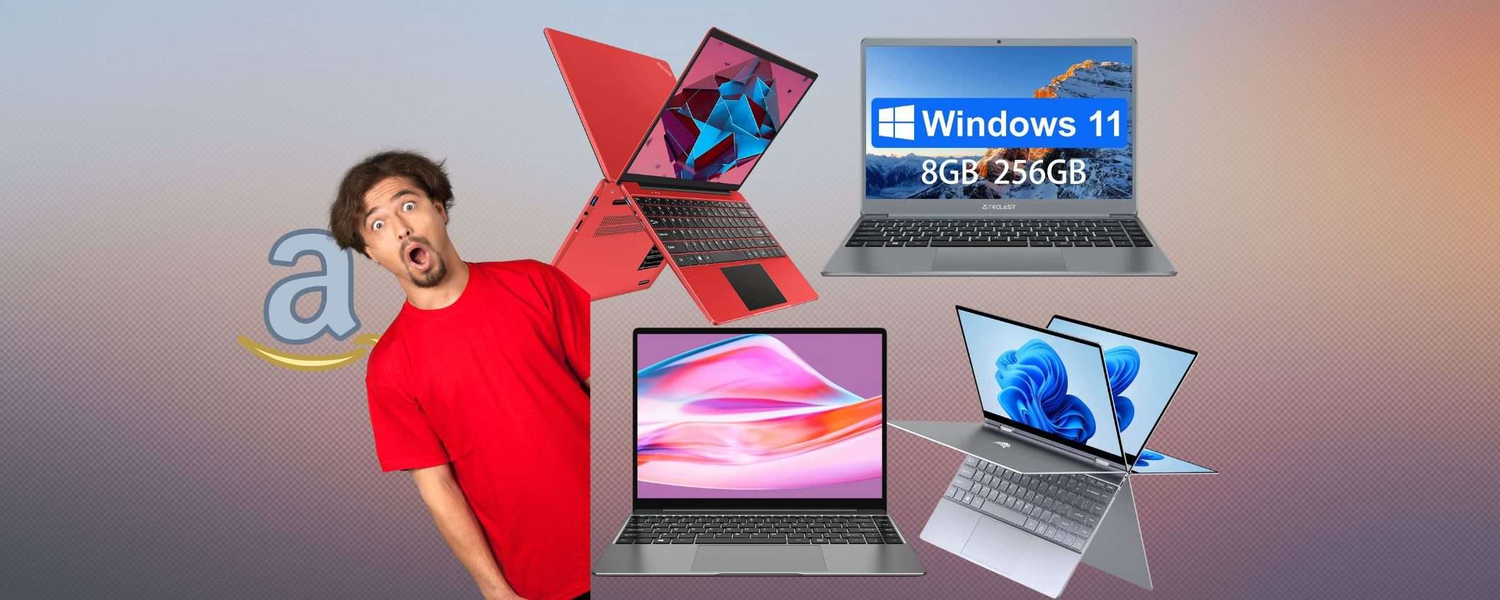 Outlet dei laptop cinesi economici su Amazon: 5 modelli in SUPER SCONTO Outlet dei laptop cinesi economici su Amazon: 5 modelli in SUPER SCONTO