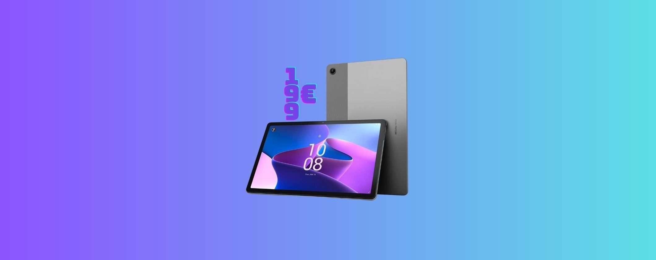 Lenovo Tab M10 Plus: prezzo ABBATTUTO con il Red Friday MediaWorld Lenovo Tab M10 Plus: prezzo ABBATTUTO con il Red Friday MediaWorld