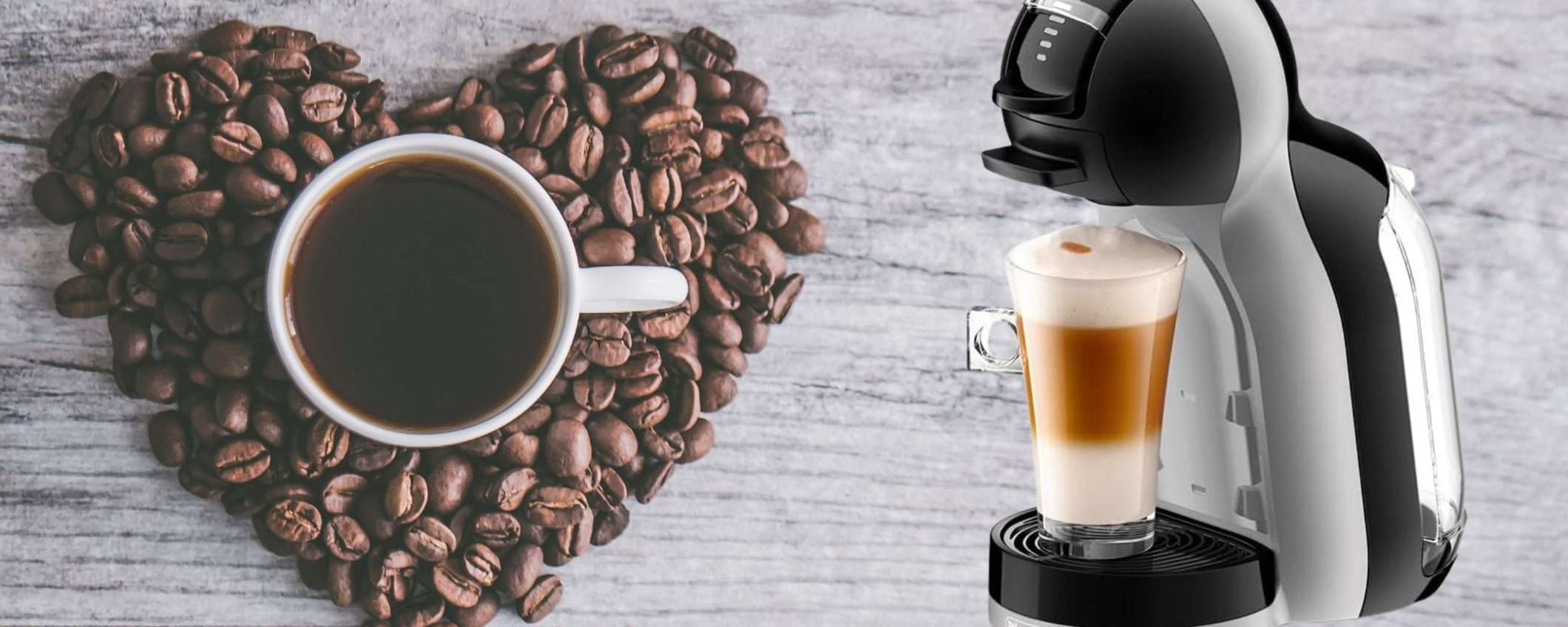 Macchina del caffè De'Longhi a prezzo WOW con 40 capsule in OMAGGIO (59€) Macchina del caffè De'Longhi a prezzo WOW con 40 capsule in OMAGGIO (59€)