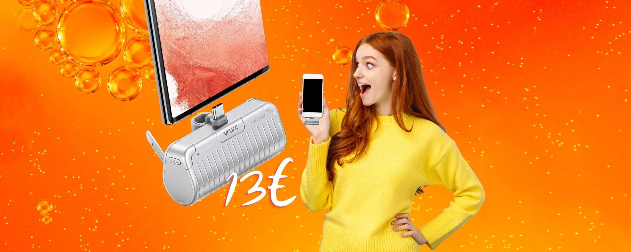 Mini power bank che non si vede nemmeno e anche il prezzo è INVISIBILE Mini power bank che non si vede nemmeno e anche il prezzo è INVISIBILE