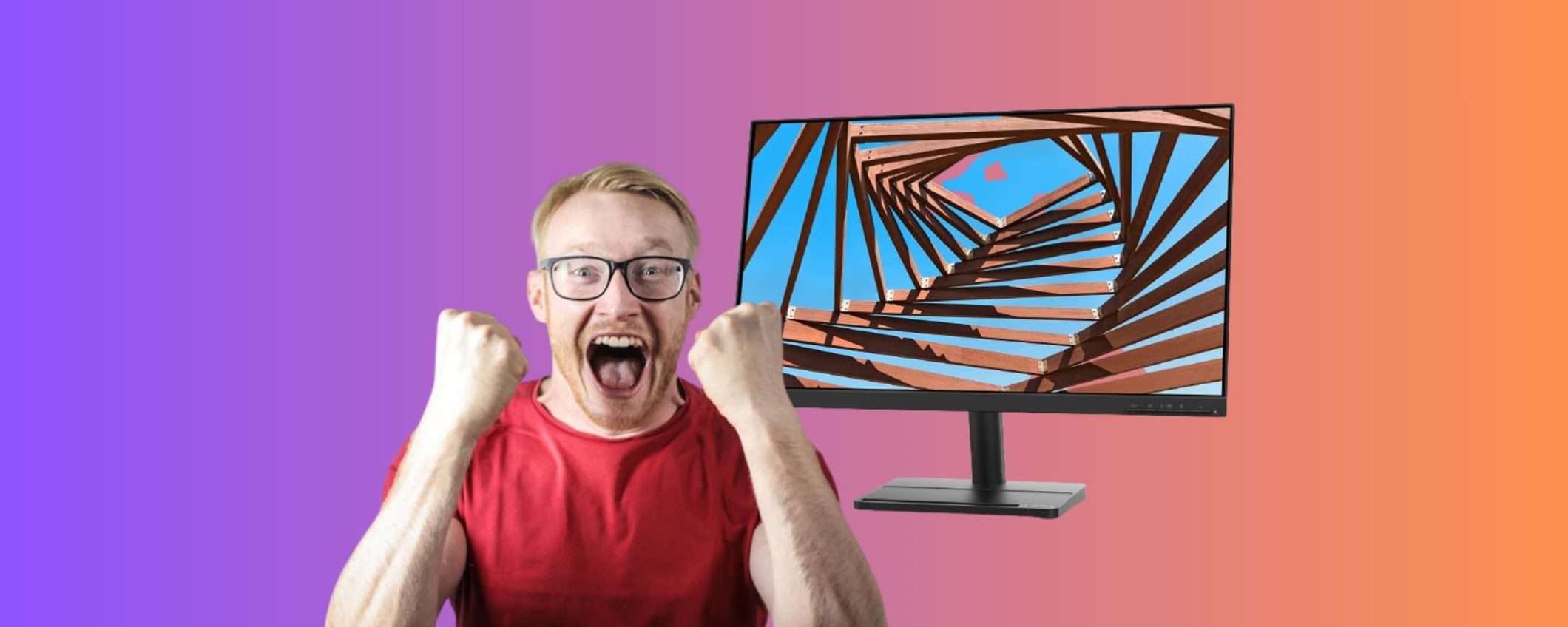 Monitor Lenovo da 27 pollici in super offerta da Monclick: costa POCHISSIMO Monitor Lenovo da 27 pollici in super offerta da Monclick: costa POCHISSIMO