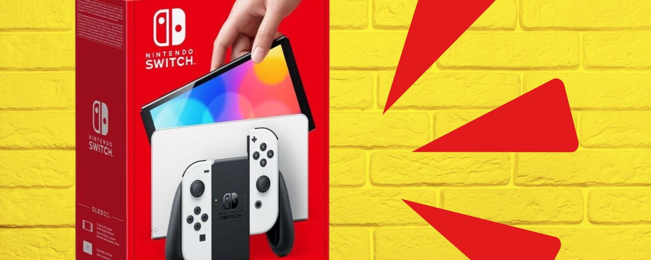 Nintendo Switch OLED al prezzo più BASSO, oltre ogni immaginazione (289€) Nintendo Switch OLED al prezzo più BASSO, oltre ogni immaginazione (289€)