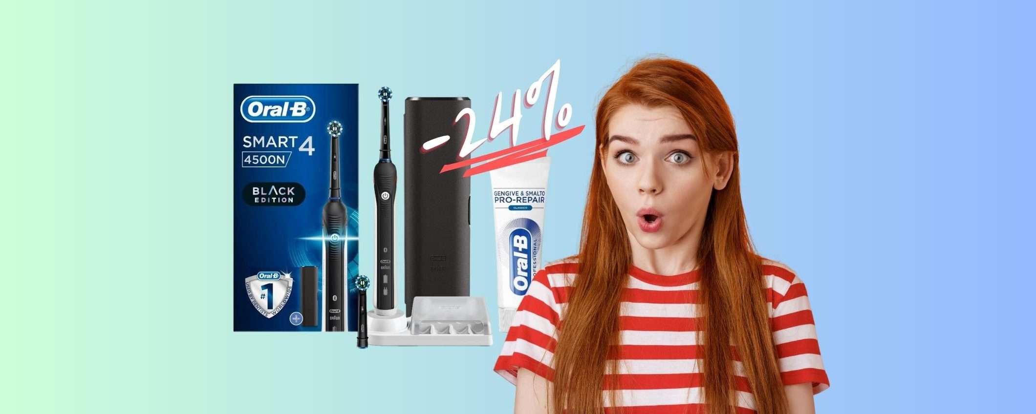 Oral-B Smart 4: lo spazzolino elettrico al suo MINIMO STORICO Oral-B Smart 4: lo spazzolino elettrico al suo MINIMO STORICO