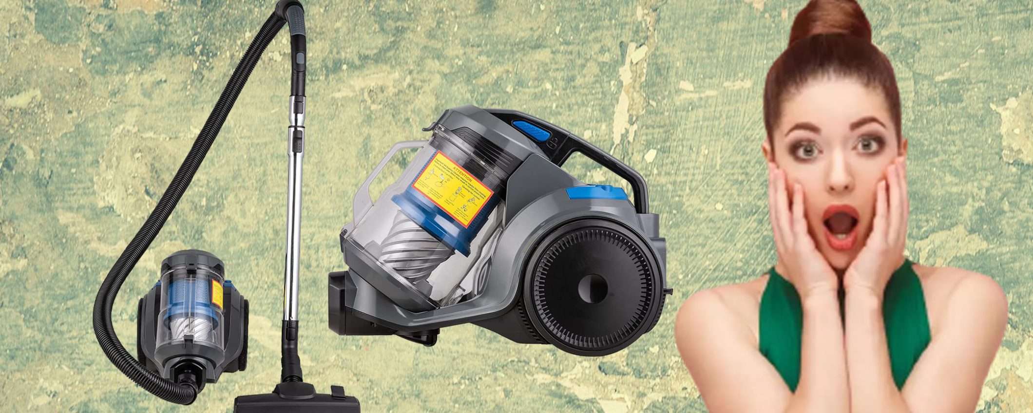 Potentissimo Aspirapolvere multiciclonico con sconto PAZZESCO: tuo a 57€ Potentissimo Aspirapolvere multiciclonico con sconto PAZZESCO: tuo a 57€
