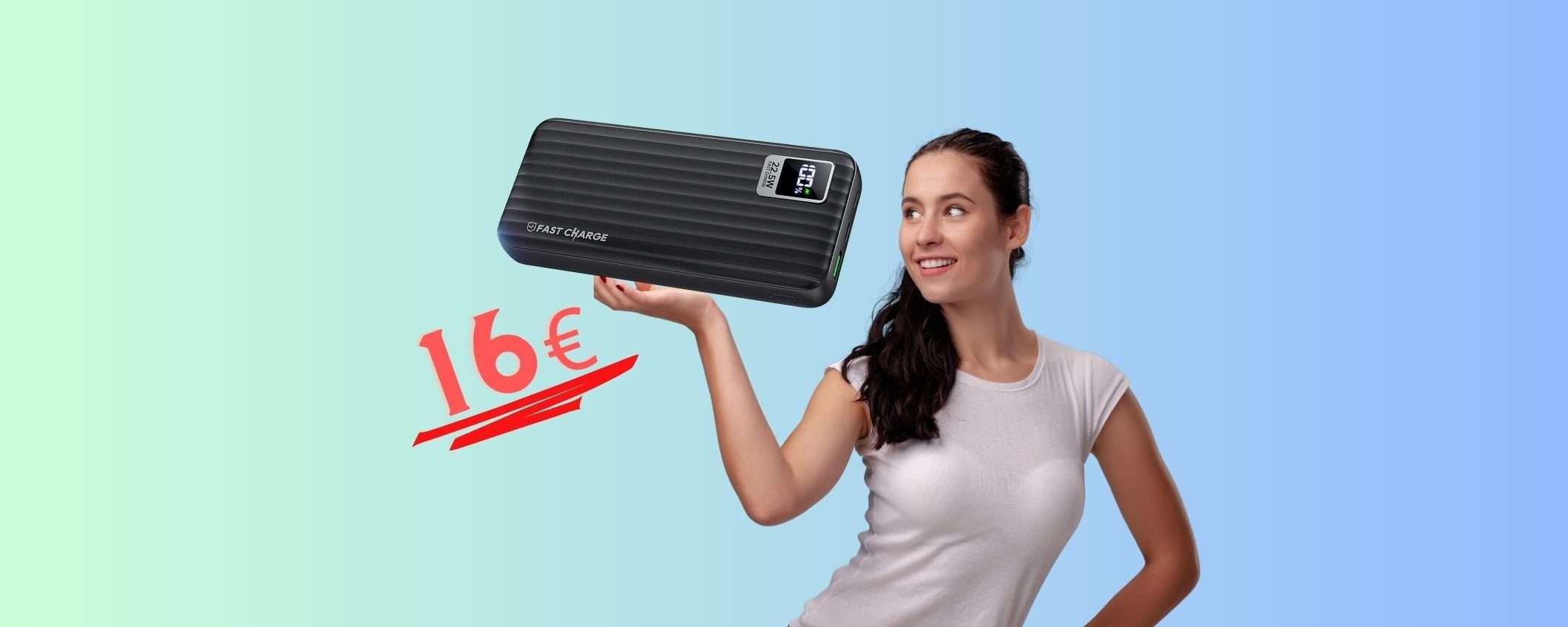 Power bank da 20000 mAh con 2 uscite a PREZZO RIDICOLO Power bank da 20000 mAh con 2 uscite a PREZZO RIDICOLO