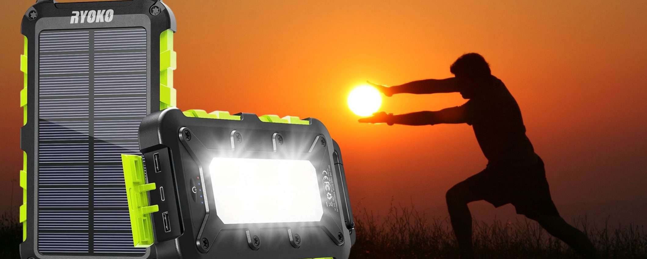 Powerbank INDISTRUTTIBILE da 20000 mAh: pannello solare e torcia (24€) Powerbank INDISTRUTTIBILE da 20000 mAh: pannello solare e torcia (24€)