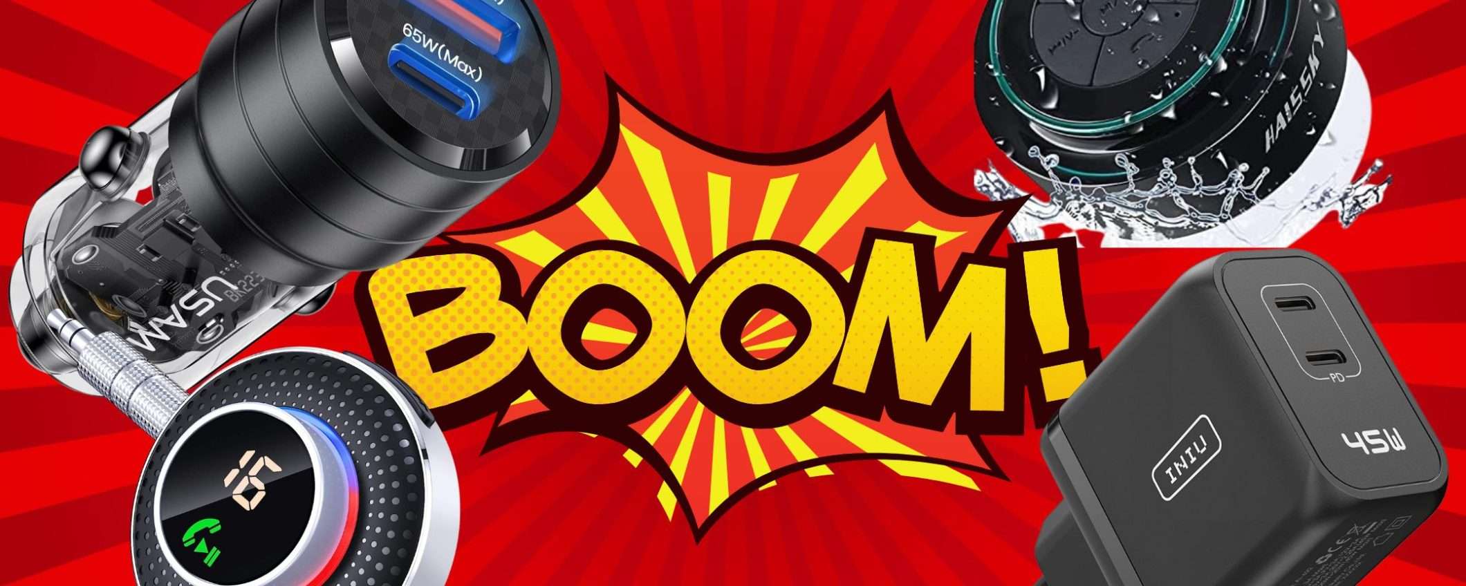 Amazon, bazar del COUPON: 5 gadget tech PAZZESCHI a (molto) meno di 20€ Amazon, bazar del COUPON: 5 gadget tech PAZZESCHI a (molto) meno di 20€