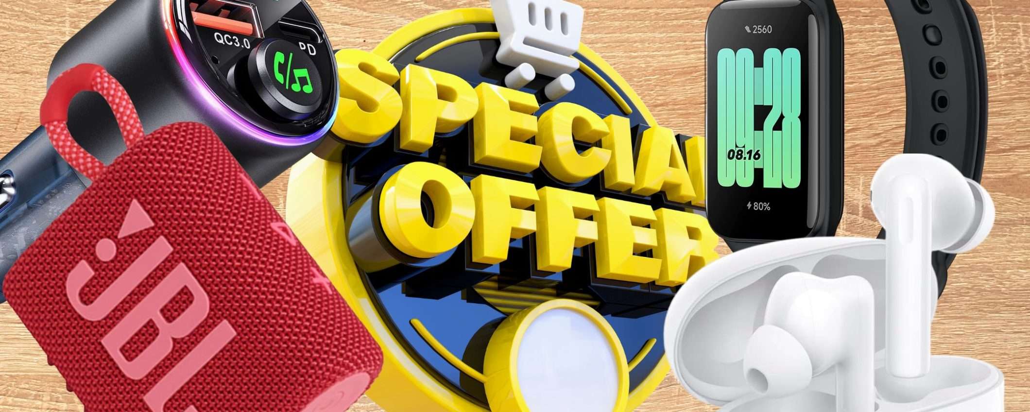 Smartwatch, auricolari, speaker e tanto altro: 20 BOMBE tech a meno di 30€ Smartwatch, auricolari, speaker e tanto altro: 20 BOMBE tech a meno di 30€