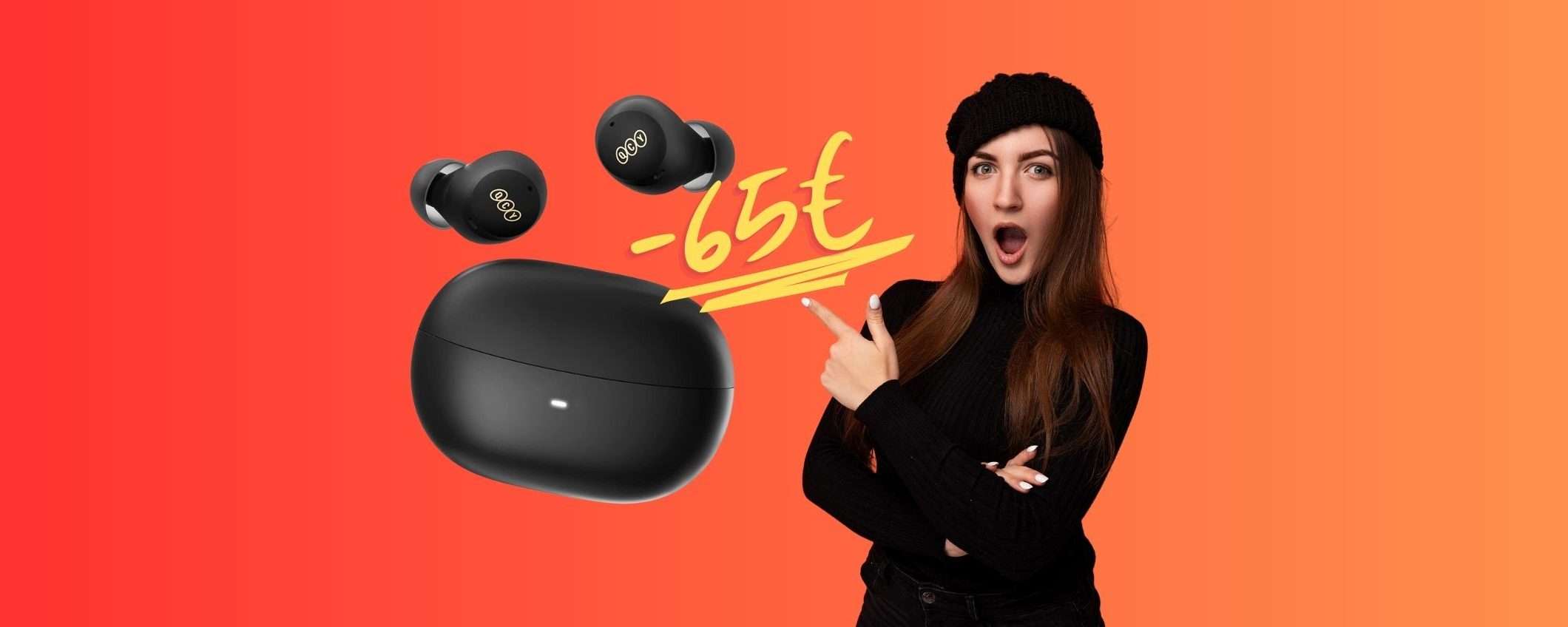 QCY HT07: gli auricolari wireless sono in TRIPLO SCONTO su Amazon QCY HT07: gli auricolari wireless sono in TRIPLO SCONTO su Amazon