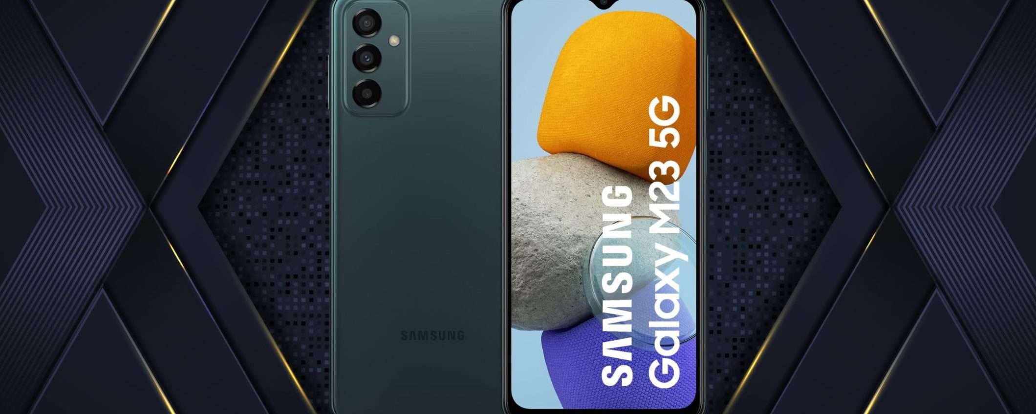 Samsung Galaxy M23 5G, prezzo Amazon WOW: il PREMIUM è in gran sconto (193€) Samsung Galaxy M23 5G, prezzo Amazon WOW: il PREMIUM è in gran sconto (193€)