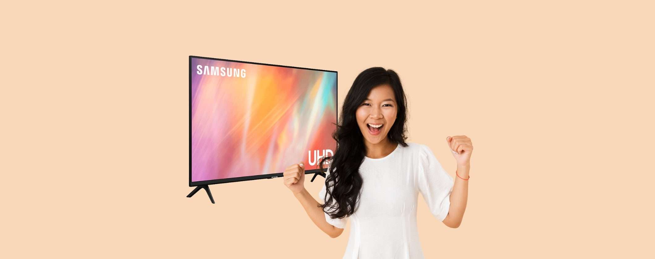 Samsung TV UHD 4K (quasi) in REGALO su eBay