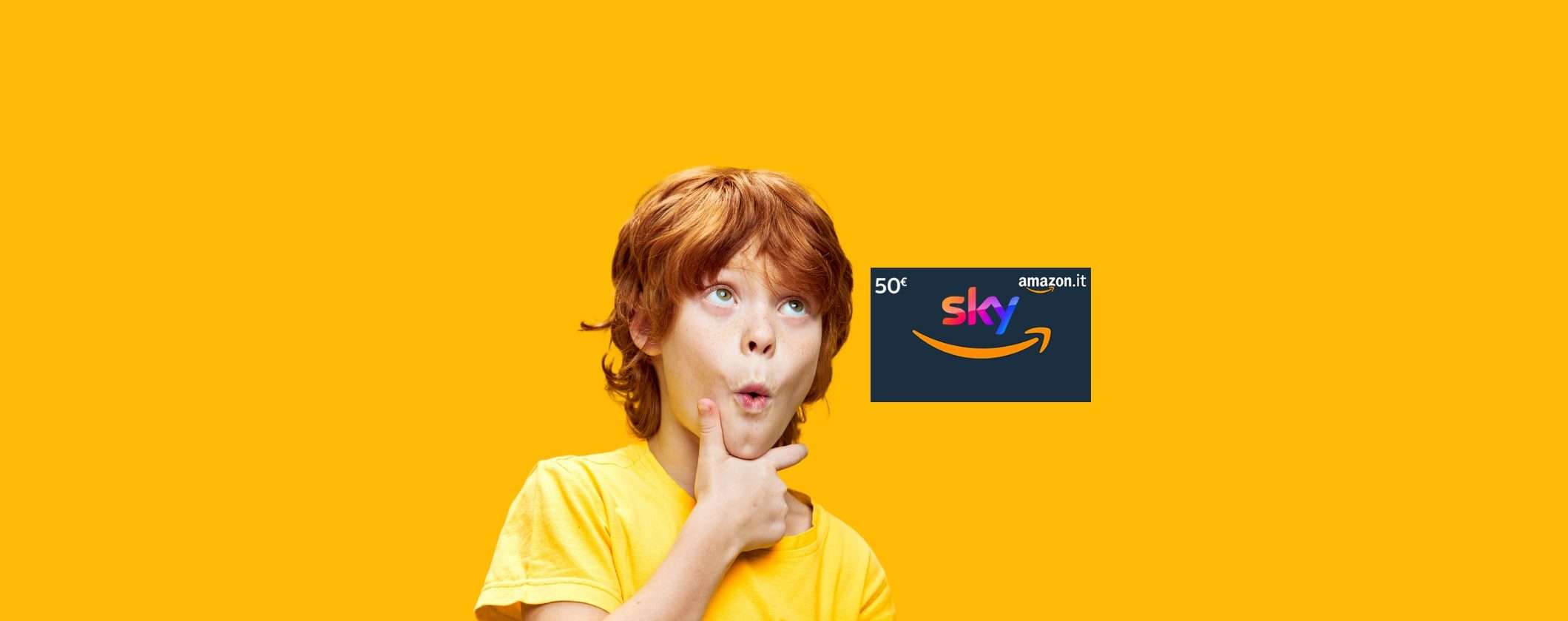 Sky TV con Netflix: film, serie TV e un Buono Amazon di 50€ in regalo