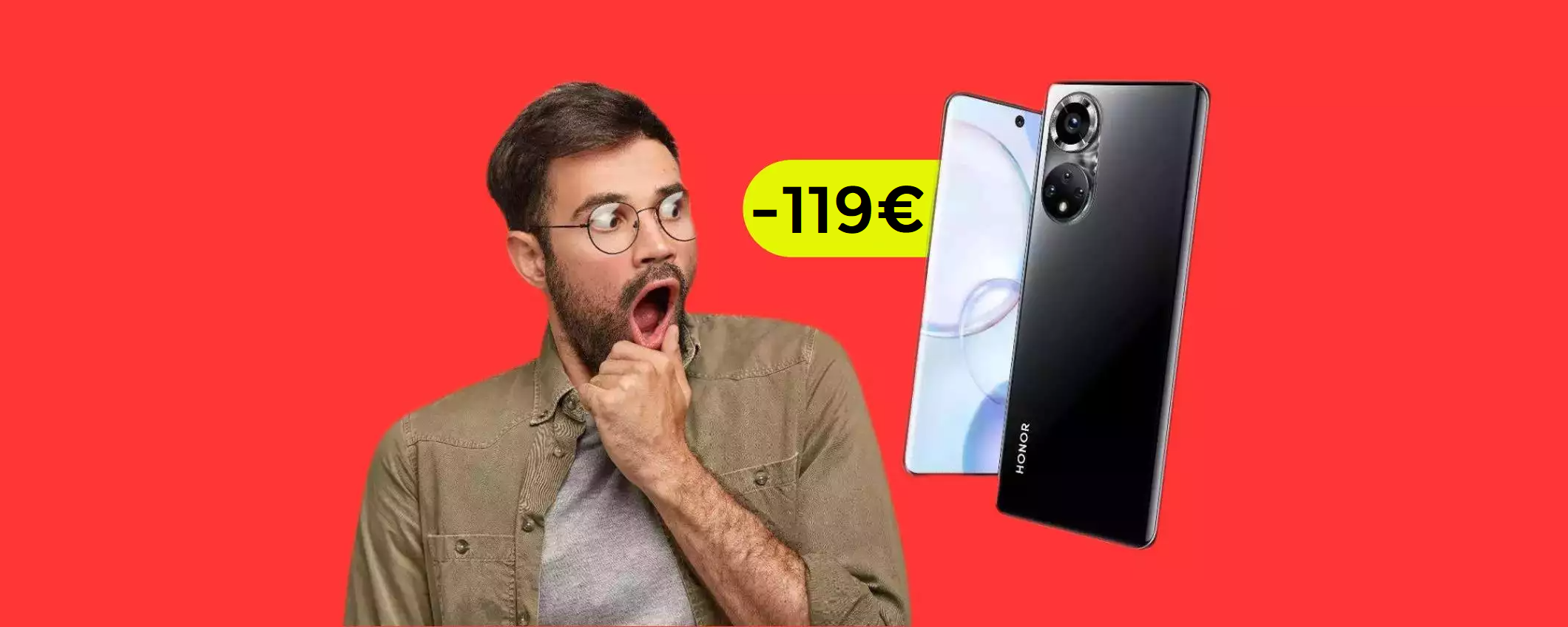 Smartphone Honor in MEGA SCONTO con fotocamera da 108MP (-119€)